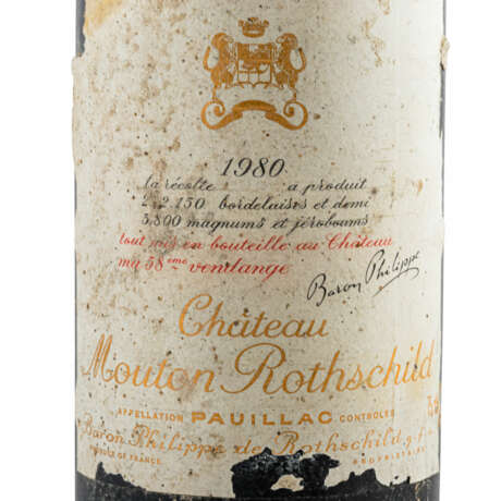 CHÂTEAU MOUTON 1 Flasche ROTHSCHILD 1980 - Foto 2