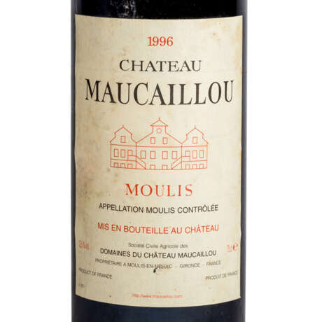 CHÂTEAU MAUCAILLOU 6 Flaschen MOULIS mit OHK 1996 - Foto 6