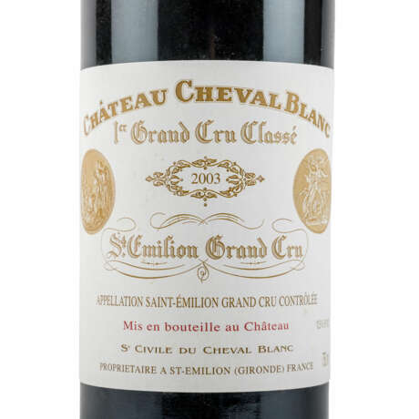 CHÂTEAU CHEVAL BLANC 1 Flasche ST. EMILION 2003 - photo 2