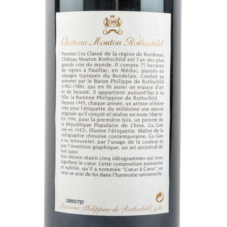 CHÂTEAU MOUTON 1 Flasche ROTHSCHILD 1996 - photo 5