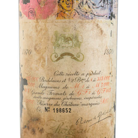 CHÂTEAU MOUTON 1 Flasche ROTHSCHILD 1970 - photo 2