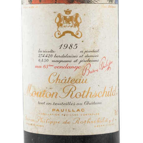 CHÂTEAU MOUTON 1 Flasche ROTHSCHILD 1985 - photo 2