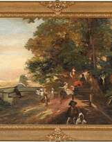 Западная Европа, конец XIX века, холст, масло Западная Европа, конец XIX века, холст, масло