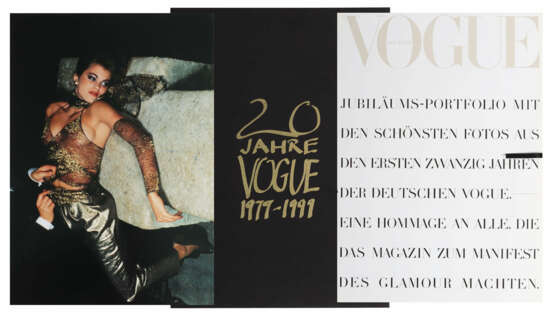 20 Jahre Vogue 1979-1999 Jubiläums-Portfolio mit den schönsten Fotos aus den ersten zwanzig Jahren der deutschen Vogue - Eine Hommage an alle die das Magazin zum Manifest des Glamour machten - фото 1