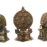 3 indische Öllampen alt bis antik - Foto 2