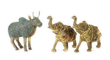 3 Tierfiguren Rajasthan/Indien
