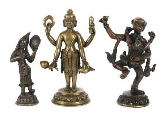 3 buddhistische Darstellungen Indien - photo 1