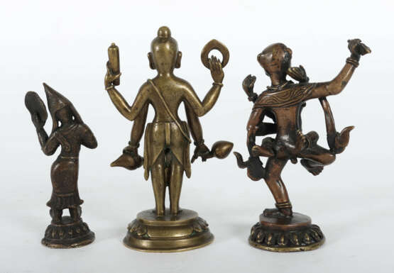 3 buddhistische Darstellungen Indien - photo 2