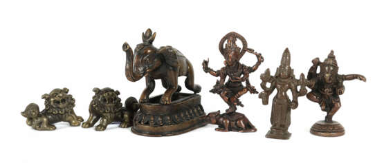 6 hinduistische Figuren Indien - photo 1