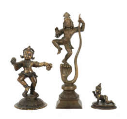 3 Darstellungen des Krishna Indien