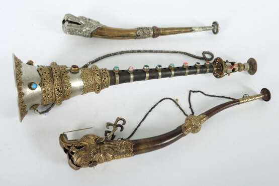 3 Musikinstrumente Nepal/Tibet - photo 2