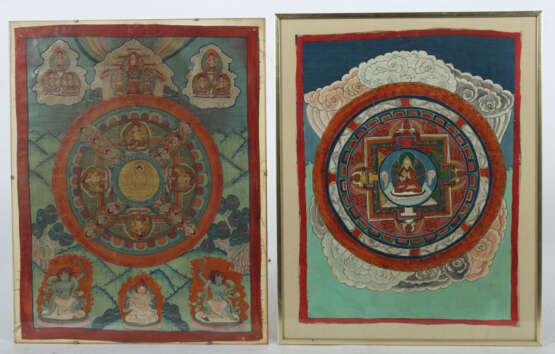 4 Thangkas Nepal/Tibet - photo 2