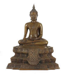 Buddha burmesischer Art wohl Tibet