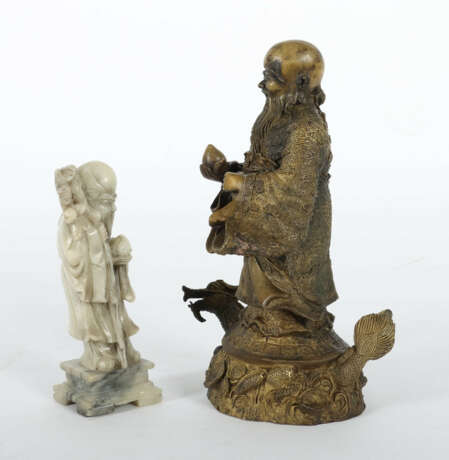 2 Figuren des Shou Xing China - photo 2