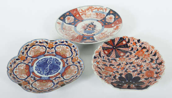 3 große Platten im Imari-Stil China - Foto 2