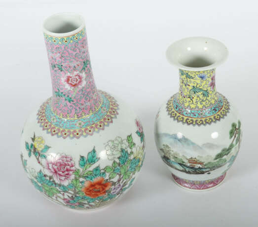2 ''Famille rose'' Vasen China - photo 2