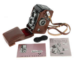 Reflexmittelformatkamera ''Rolleiflex'' Franke & Heidecke