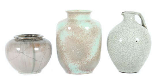 3 Keramikgefäße 1 x Richard Uhlemayer - фото 2