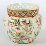 Cachepot mit Blumendekor Zsolnay - photo 3