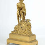 Bronze d'oré Figurenpendule mit Hermes Frankreich - Foto 2