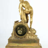 Bronze d'oré Figurenpendule mit Hermes Frankreich - Foto 4