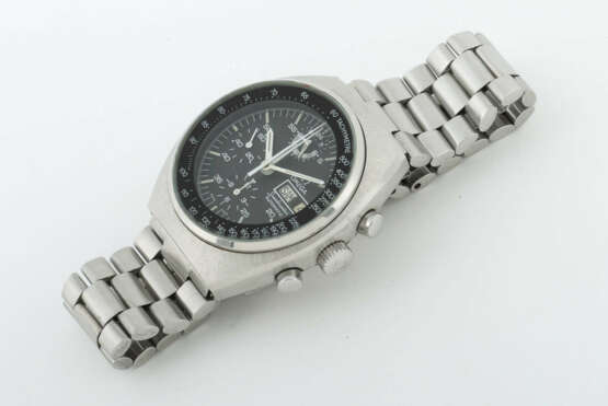 Herrenarmbanduhr Omega Speedmaster 1980er Jahre - photo 2