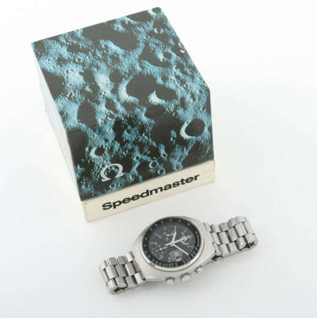 Herrenarmbanduhr Omega Speedmaster 1980er Jahre - photo 3