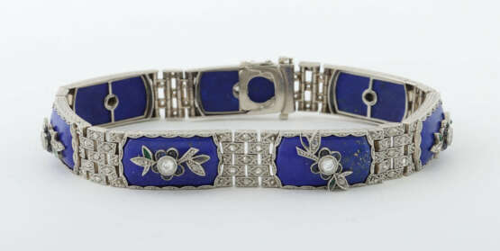 Lapis Lazuli-Armband 1. Hälfte 20. Jh. - фото 1