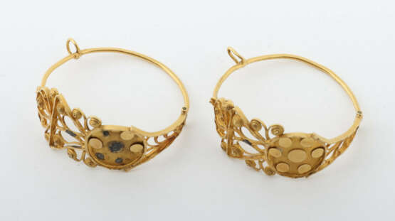 Ohrschmuck im orientalischen Dekor Gelbgold 750 - photo 1