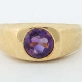 Bandring mit Amethyst Gelbgold 750 - фото 1