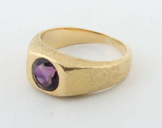 Bandring mit Amethyst Gelbgold 750 - фото 2