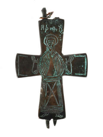 Reliquienkreuz Hälfte (Enkolpion) wohl byzantinisch - фото 1
