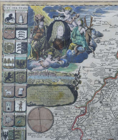 Homann, Johann Baptist Kambach bei Mindelheim 1664 - 1724 Nürnberg, Kupferstecher und Verleger - photo 3