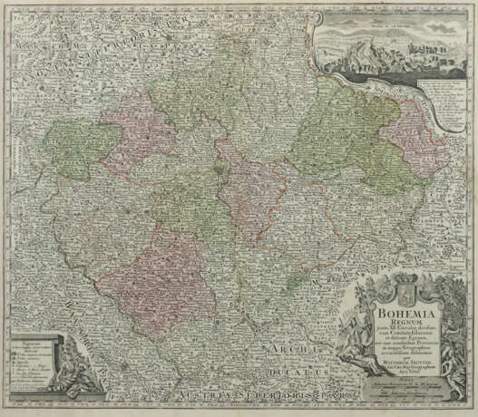 Seutter, Matthäus 1678 - 1757, Zeichner und Kupferstecher, kaiserlicher Geograph und Kunstverleger in Augsburg - photo 1