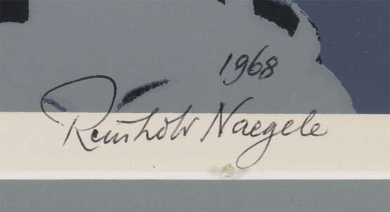 Nägele, Reinhold Murrhardt 1884 - 1972 Stuttgart, Maler und Grafiker, Mitbegründer der Stuttgarter Sezession, 1952 Verleihung des Professorentitels - фото 3