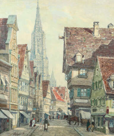 Geyer, Fritz Nürnberg 1875 - 1947 Seebruck am Chiemsee, deutscher Maler, Radierer und Lithograf - Foto 1