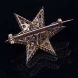 Брошь «Звезда» с бриллиантами и алмазами - photo 3