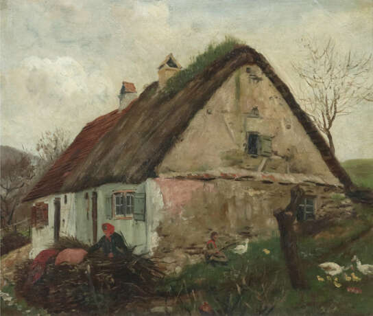 Kornbeck, Julius Winnenden 1839 - 1920 Oberensingen/Nürtingen, Landschaftsmaler, Stud - Foto 1