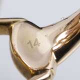 Золотое кольцо. 18к. бриллианты. Модель: Стремена. Гуччи - фото 5