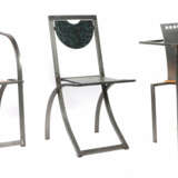 Maurach, Bernd Deutschland, Metallbau und Kunstschmiede in Stuttgart, 3 variierende Stühle, 1 x Stuhl aus Rechteckstahl, part - фото 1