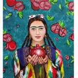 гранат Гуашь на бумаге Affiche интерьерная картина Декоратиивно-прикладное искусство Ouzbékistan 2022 - photo 1