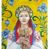 рожь и цветы Гуашь на бумаге Gouache инетерьерная картина Декоратиивно-прикладное искусство Uzbekistan 2022 - photo 1