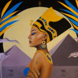 The Queen of Egypt Acrylic on canvas 100.5 by 81.5 cm. Airbrush Modern art realism Russia 2022 - photo 1