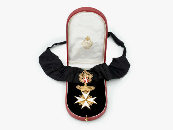 Halskreuz der Ehren- und Devotionsritter des Malteserordens - Wien, Juwelier: C. F. ROTHE & NEFFE - Foto 3