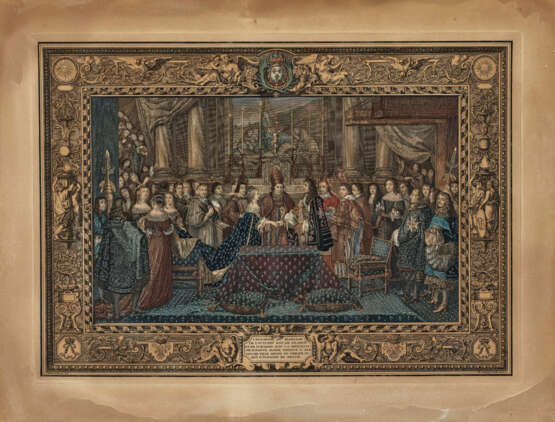 Edme Jeaurat, u. a. - ''Ceremonie du Mariage de Louis XIV...'' - ''Renouvellement d'Alliance entre la France et les Suisses...'' - ''Entrevu de Louis XIV...'' - фото 2