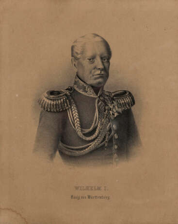 Unbekannt 19. Jh. - König Wilhelm I. und Karl von Württemberg - Foto 2