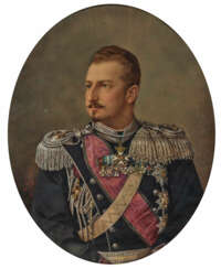 Koller (wohl Károly Koller, 1838 Hermannstadt - 1889 Budapest) um 1888 - Bildnis Ferdinand von Sachsen-Coburg und Gotha (1861 Wien - 1946 Coburg), späterer Zar Ferdinand I. von Bulgarien.