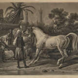 Jean-Pierre Marie Jazet - Orientale mit Pferden - photo 1