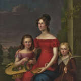 Carl Rothe, zugeschrieben - Herzogin Mathilde von Württemberg mit ihren beiden Kindern - Foto 1