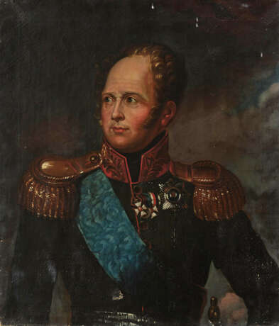 Unbekannt 19. Jh. - Zar Alexander I. von Russland (1777-1825). - Foto 1